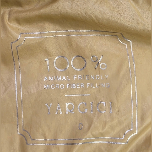 Cozy bright Yargici Light Quilted Yellow Zip Up Jacket With Pockets..small - Picture 10 of 12